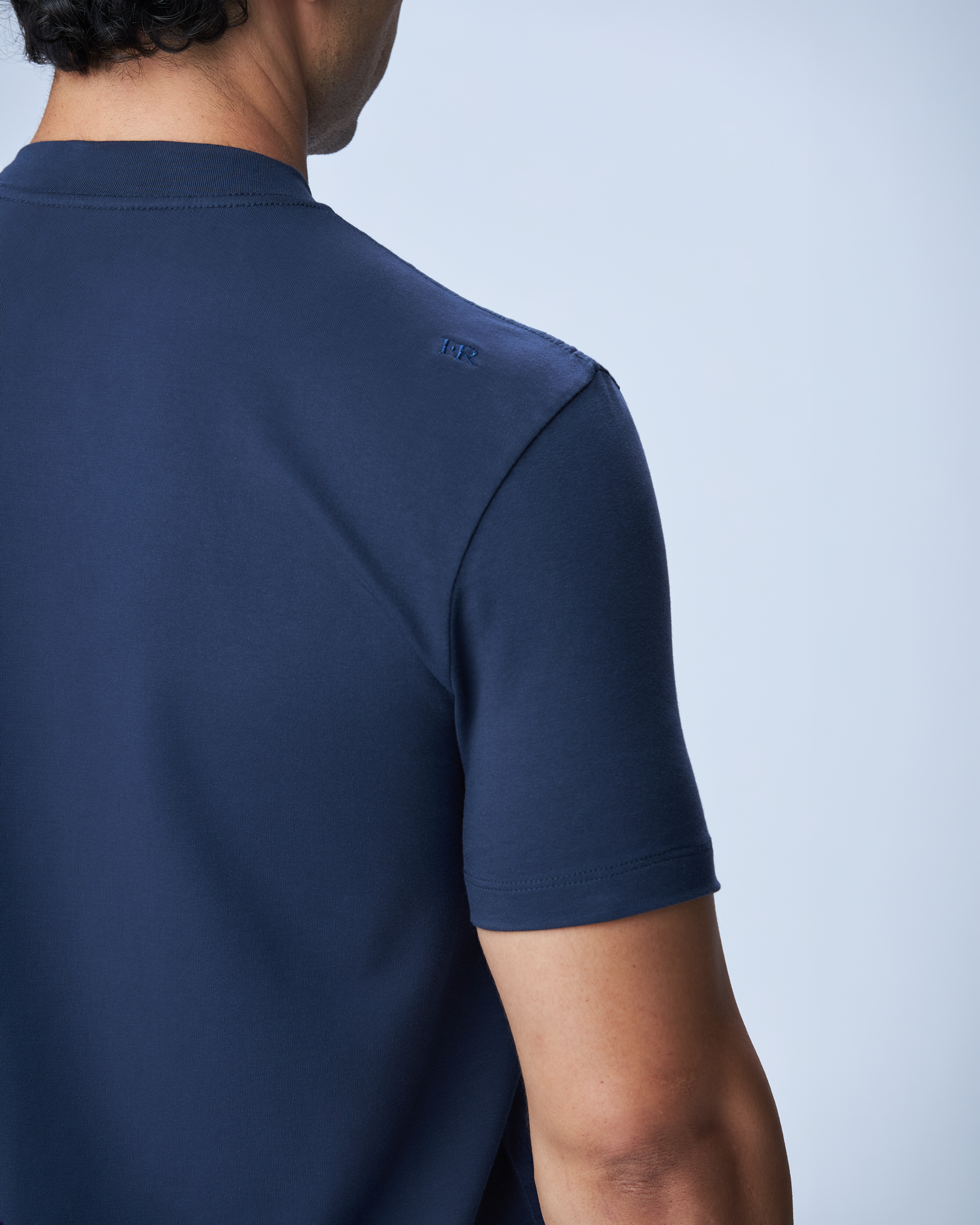 CAMISETA GOLA MÉDIA HAUTIER ALGODÃO EGIPCIO DUPLO