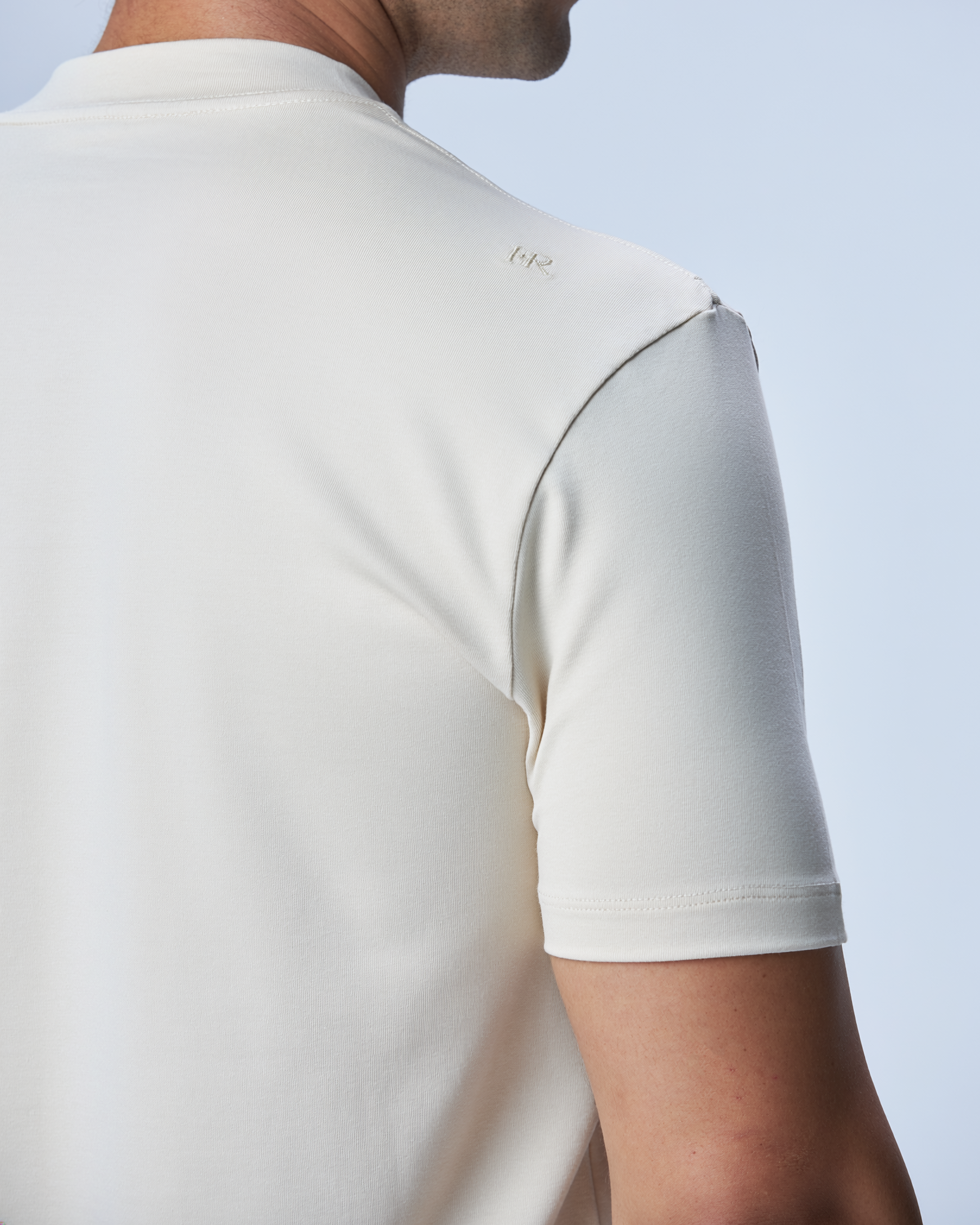 CAMISETA GOLA MÉDIA HAUTIER ALGODÃO EGIPCIO DUPLO