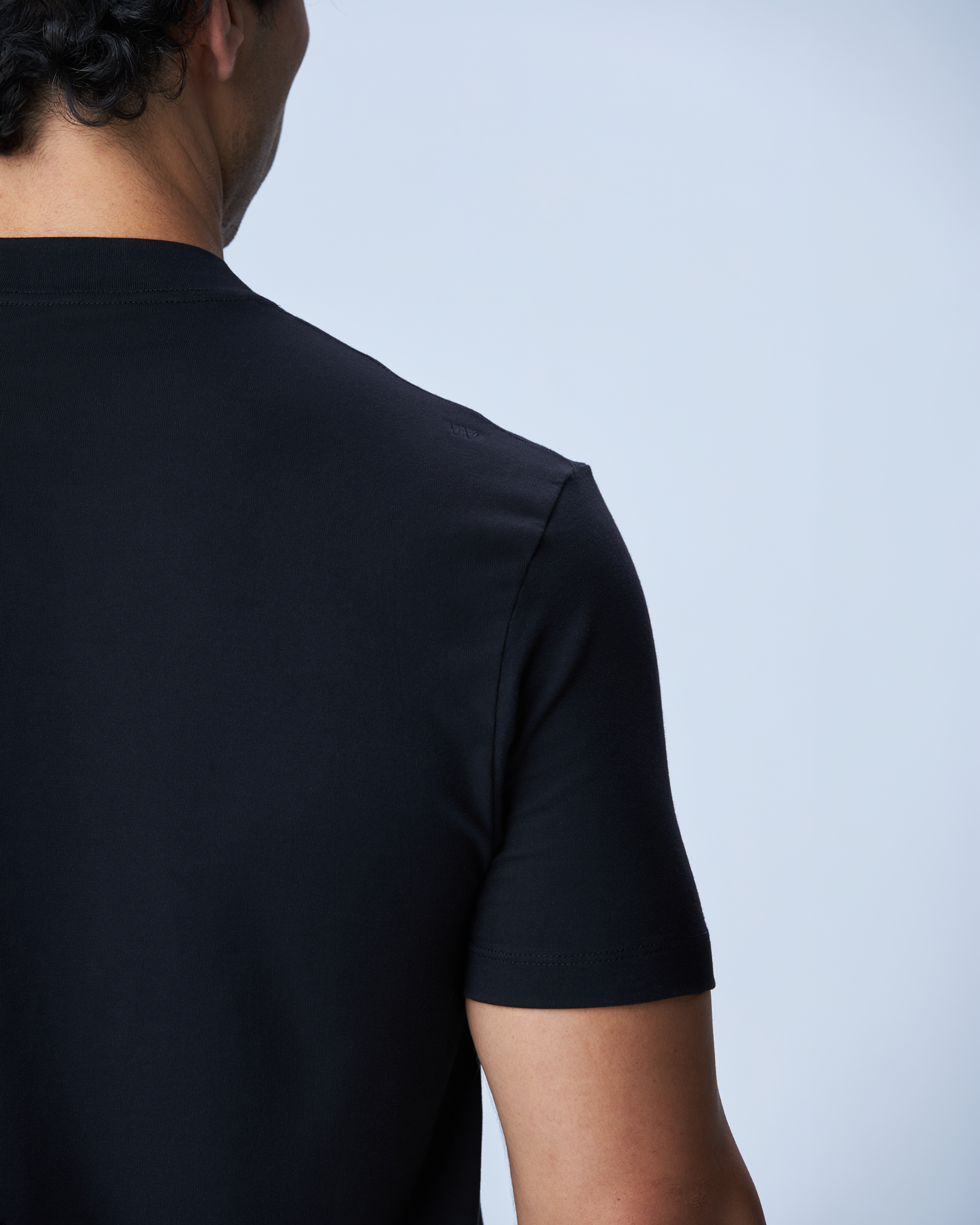 CAMISETA GOLA MÉDIA HAUTIER ALGODÃO EGIPCIO DUPLO