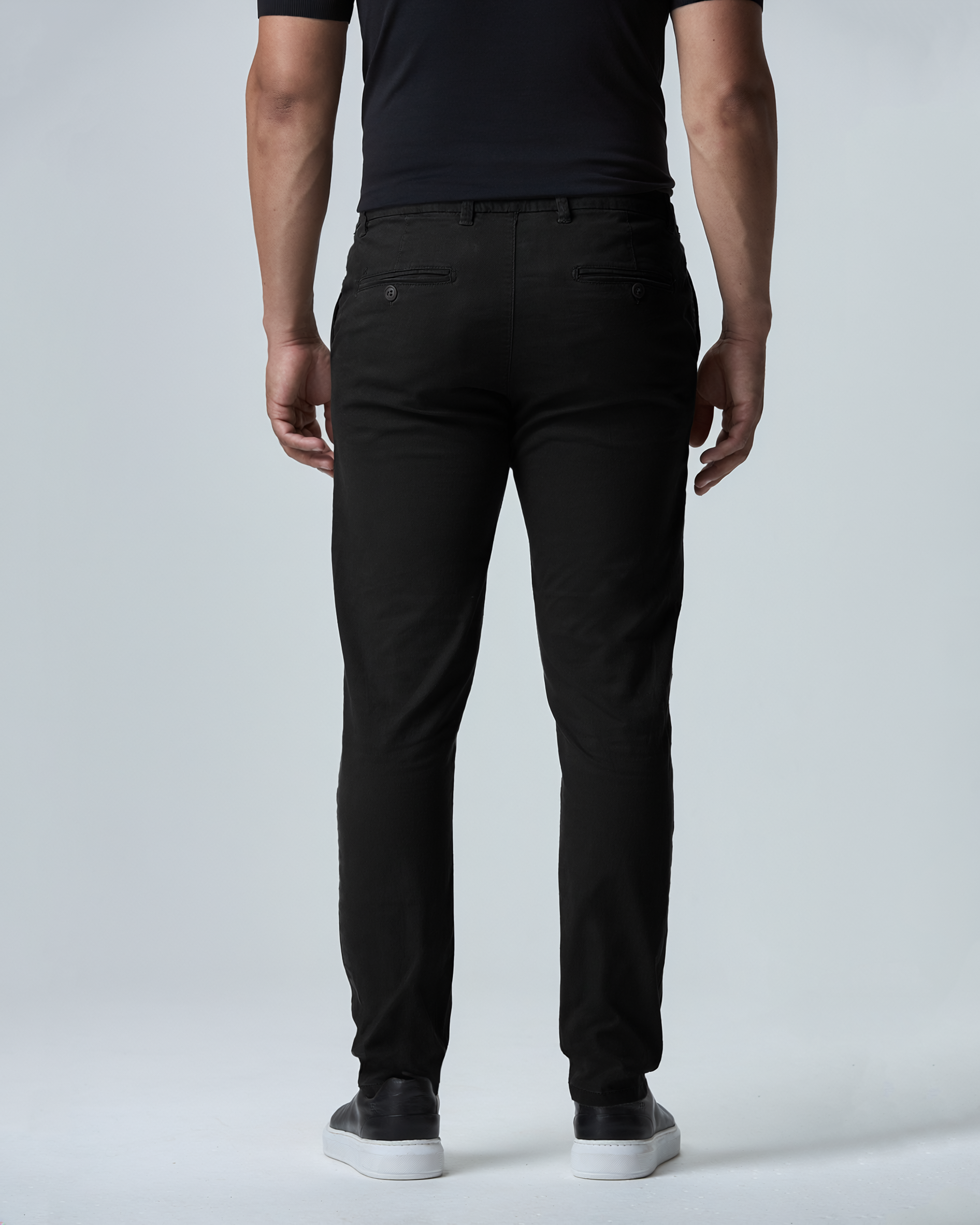 CALÇA CLASSIC SARJA ALGODÃO HAUTIER Preta