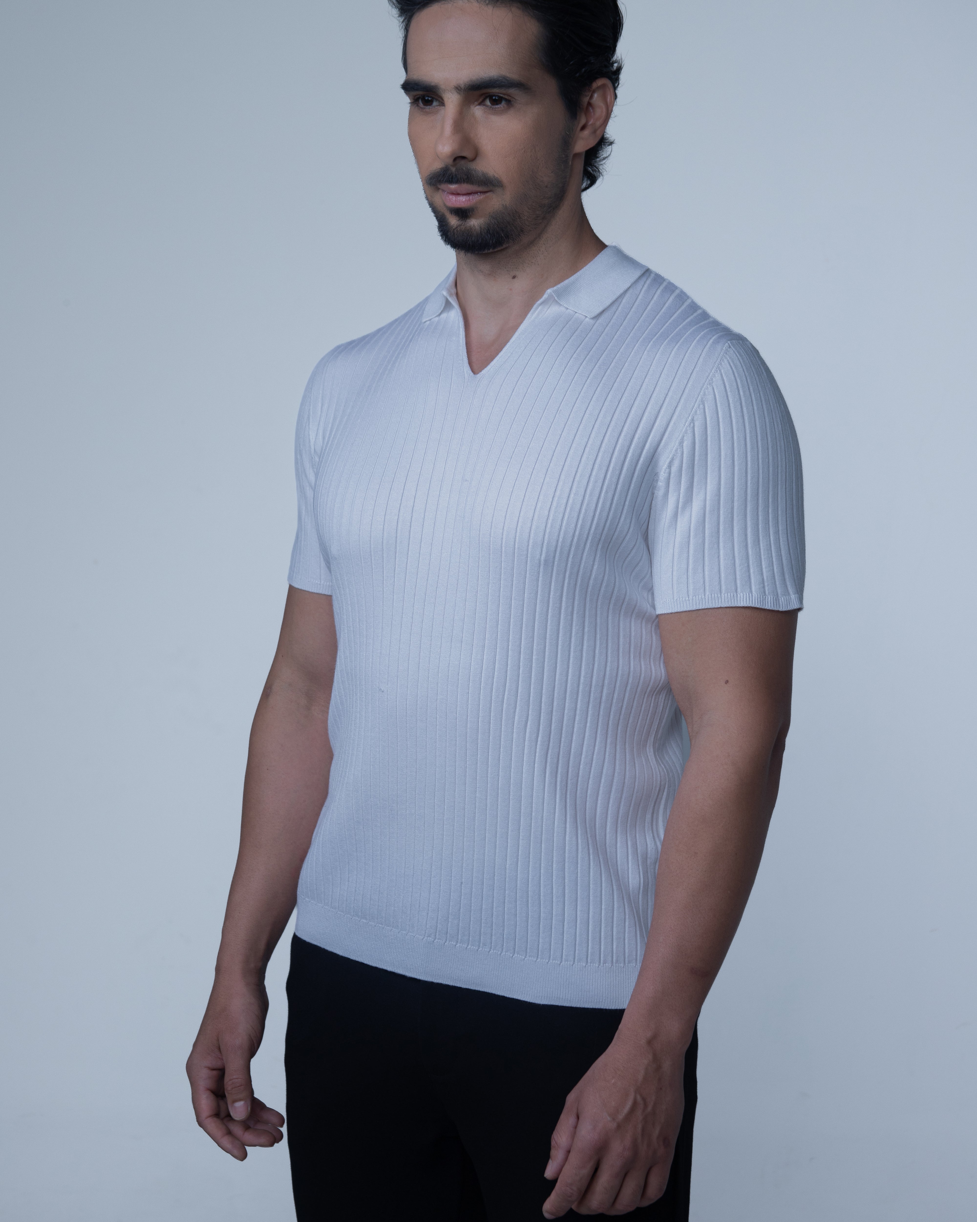 Polo Italiana Tricot Hautier - Branca