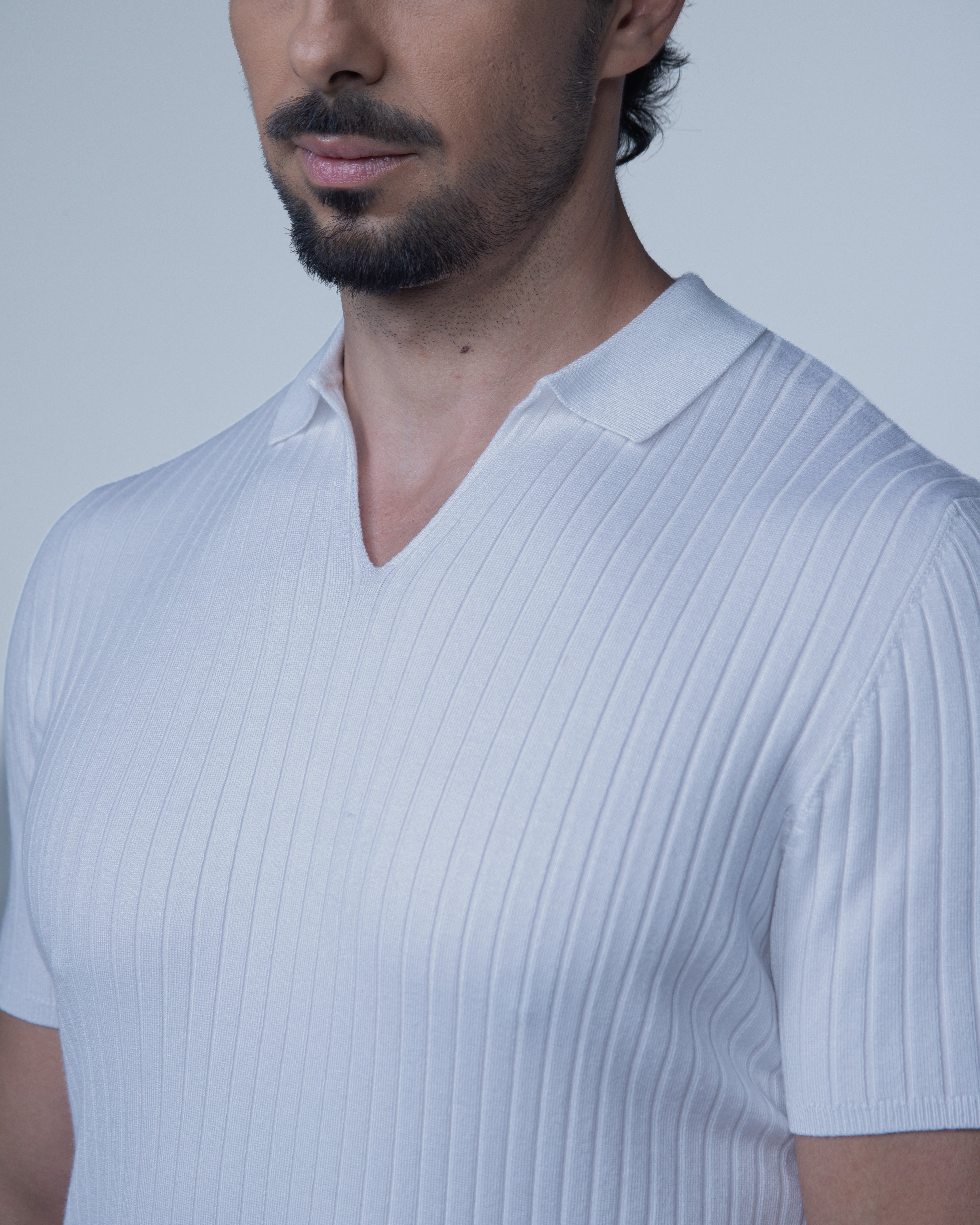 Polo Italiana Tricot Hautier - Branca