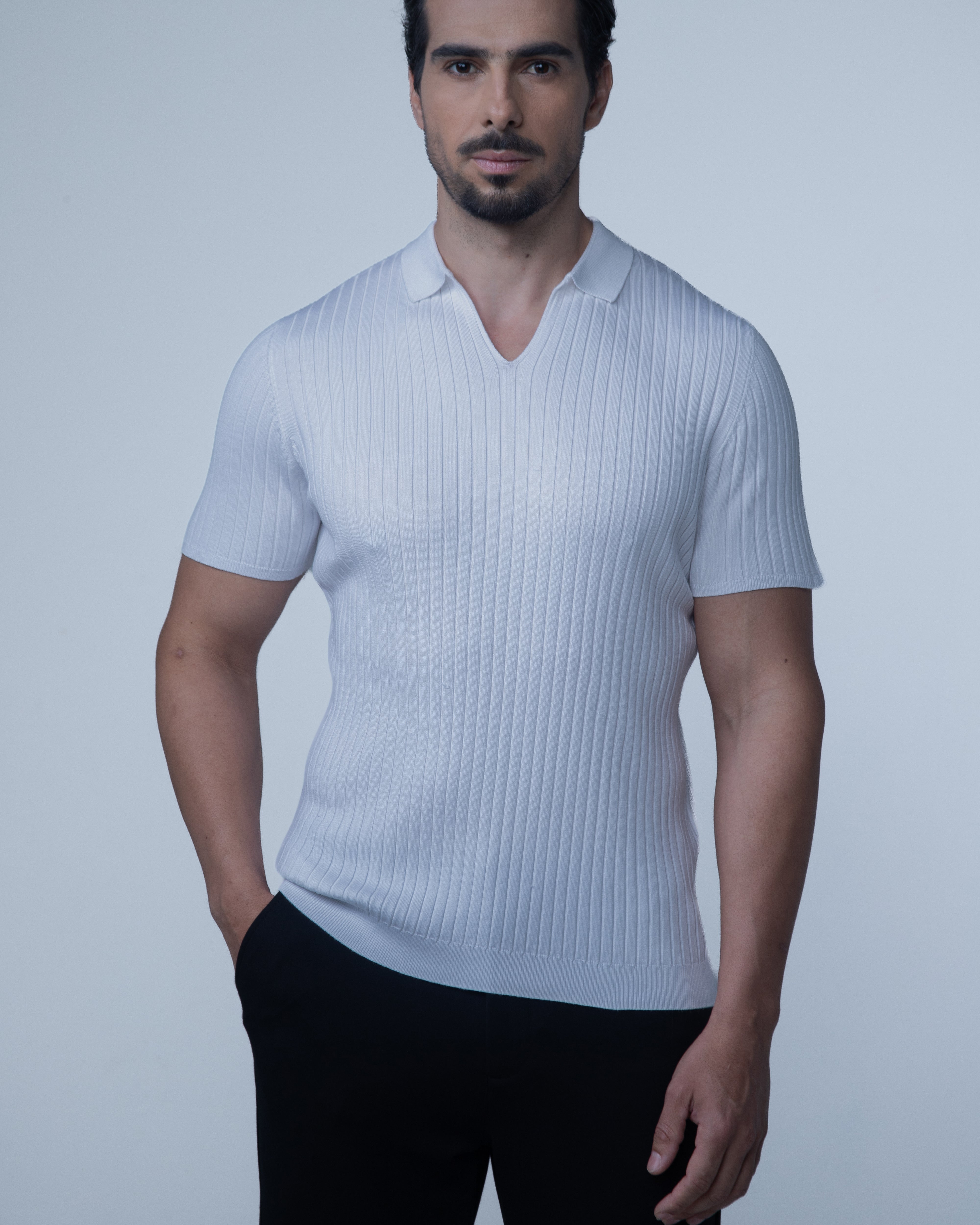 Polo Italiana Tricot Hautier - Cinza